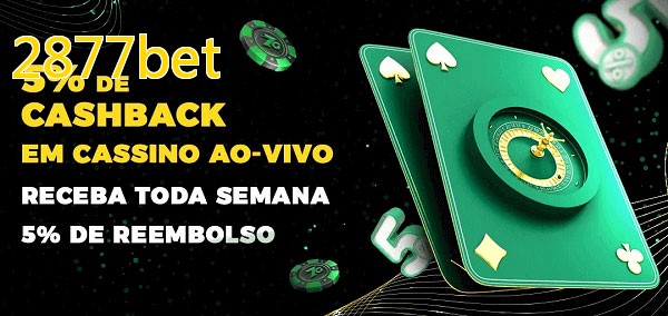 Promoções do cassino ao Vivo 2877bet